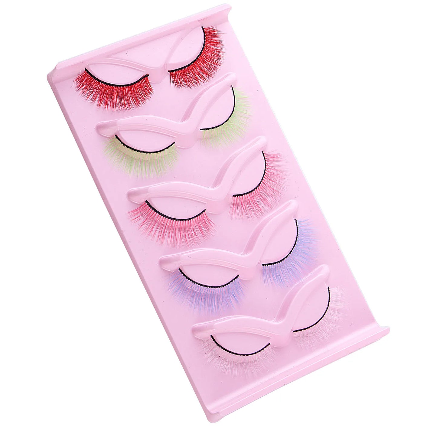 Mix Color Rainbow Eyelashes Set