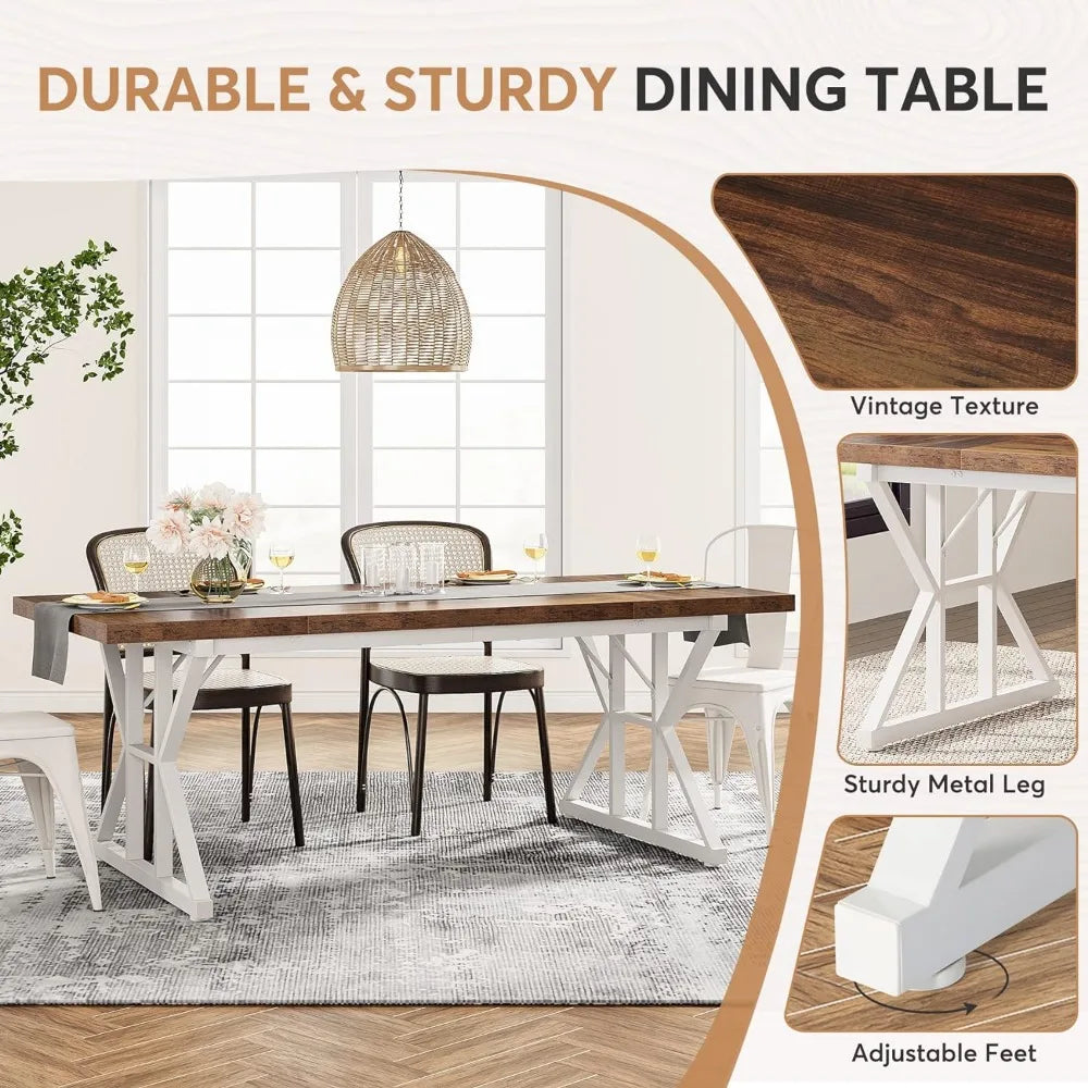 Rectangular Wooden Dining Table