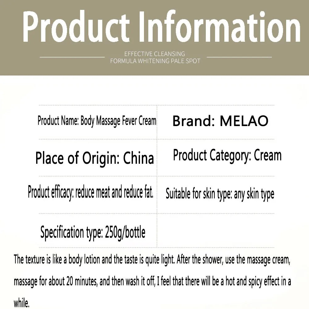 Fat Burner Weight Loss Cream