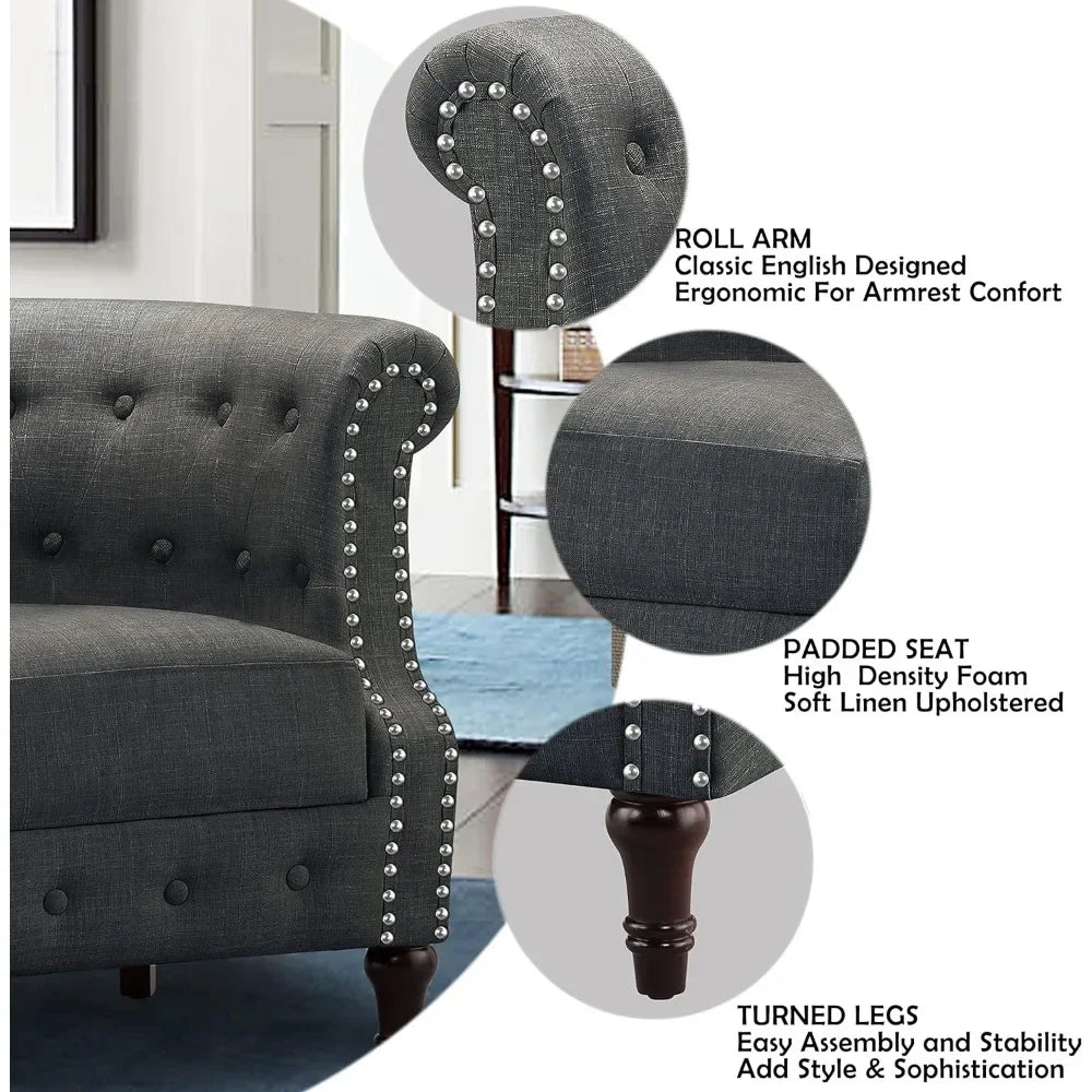 Chancy ,Comfy Club Accent Chairs