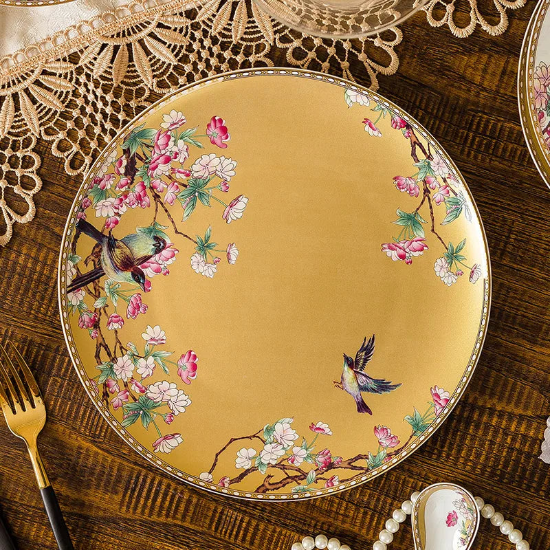 Tporcelain Nordic enamel tableware set