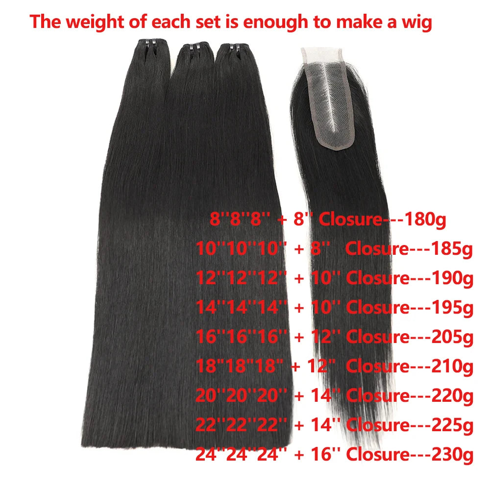 Bone Straight Vietnamese Raw Hair Extension