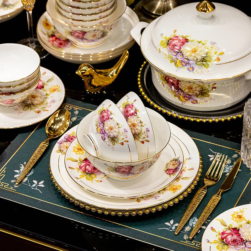 European Style Luxury Dinnerware Sets