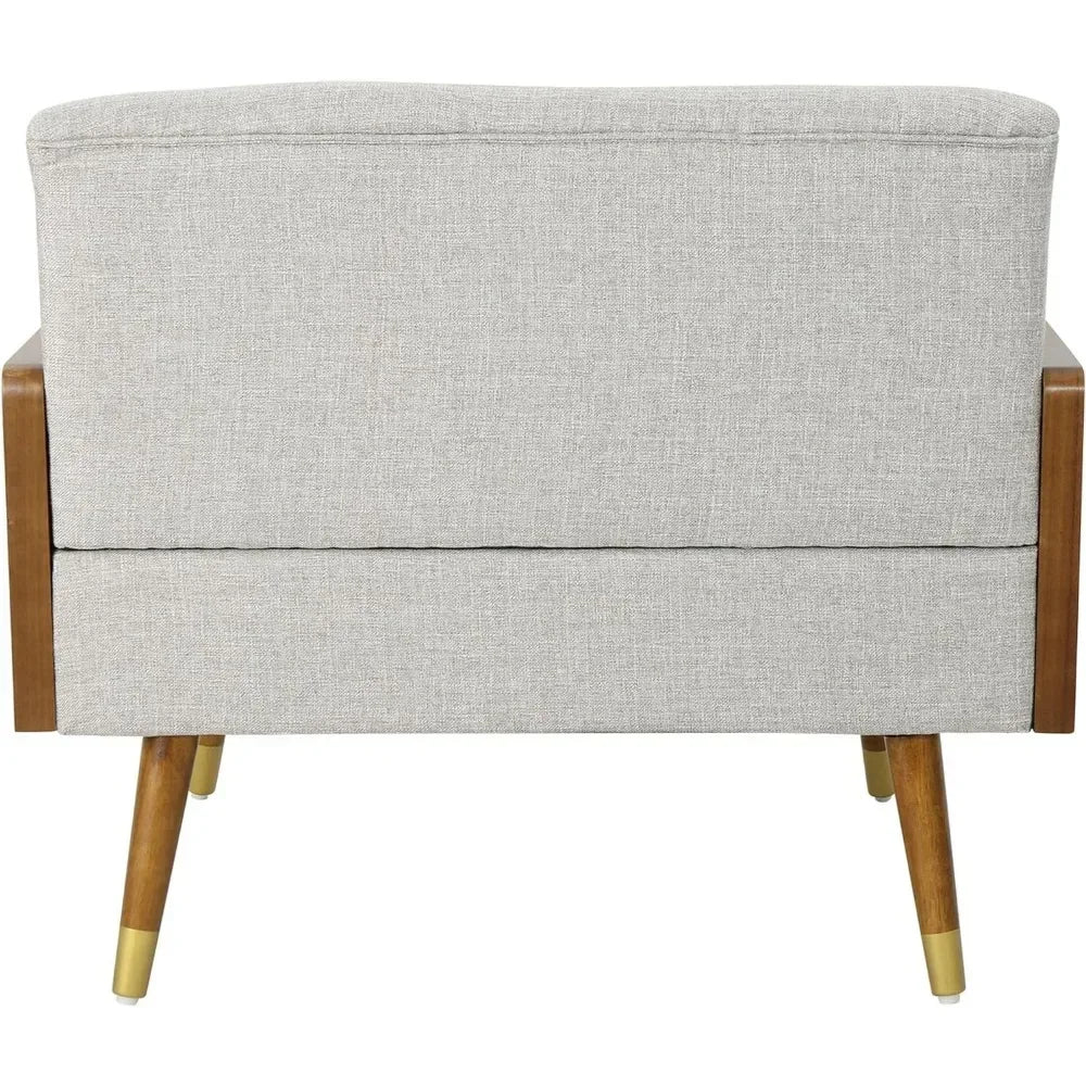 Dark Walnut Lounge Chair