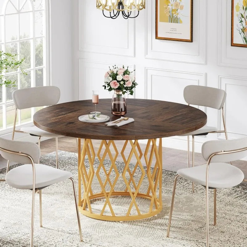 Tribesigns Round Dining Table