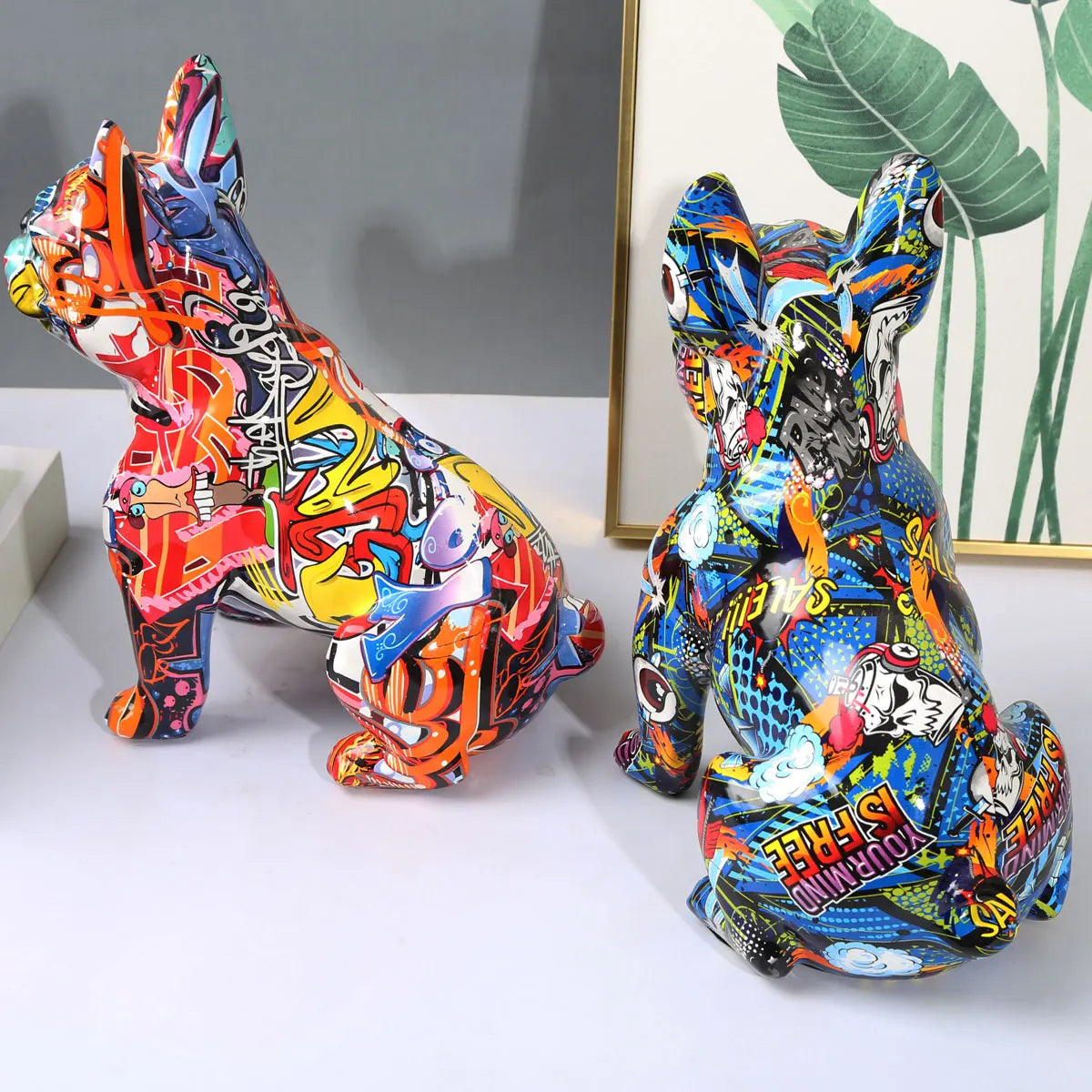 Creative Nordic Painting Art Statue