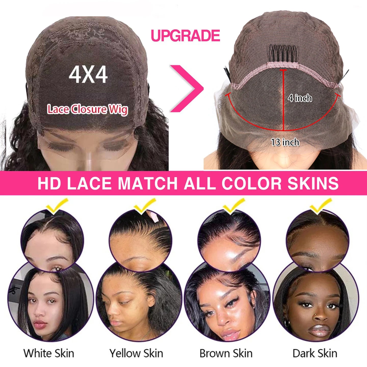 Orange Ginger Lace Front Wigs