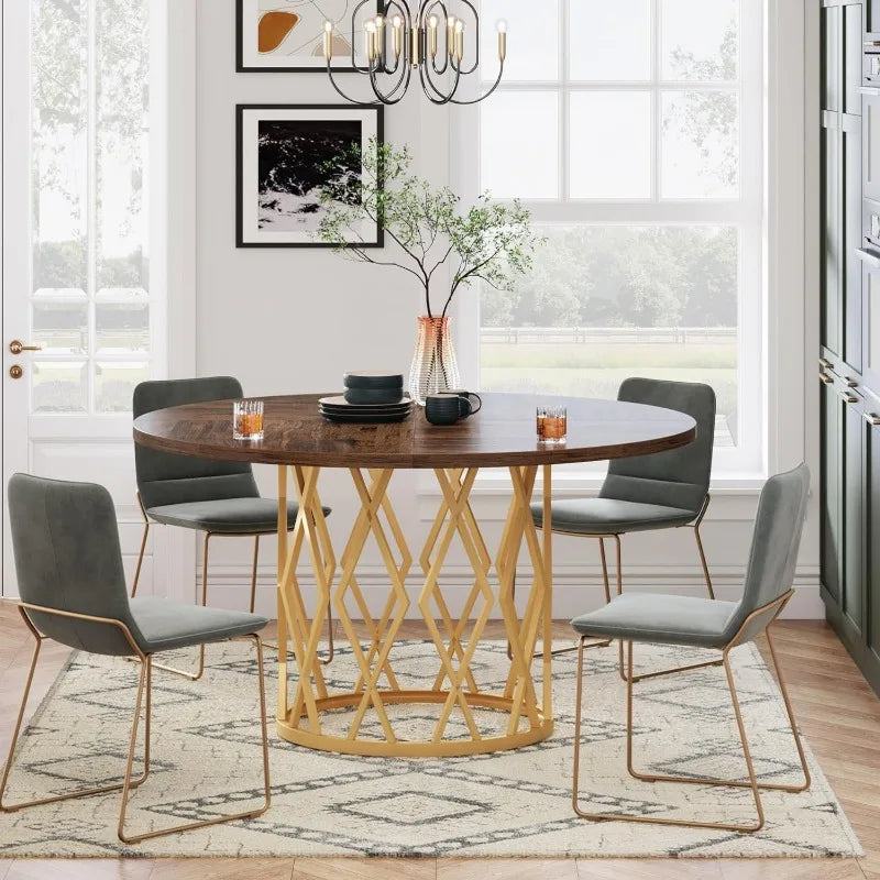 Tribesigns Round Dining Table