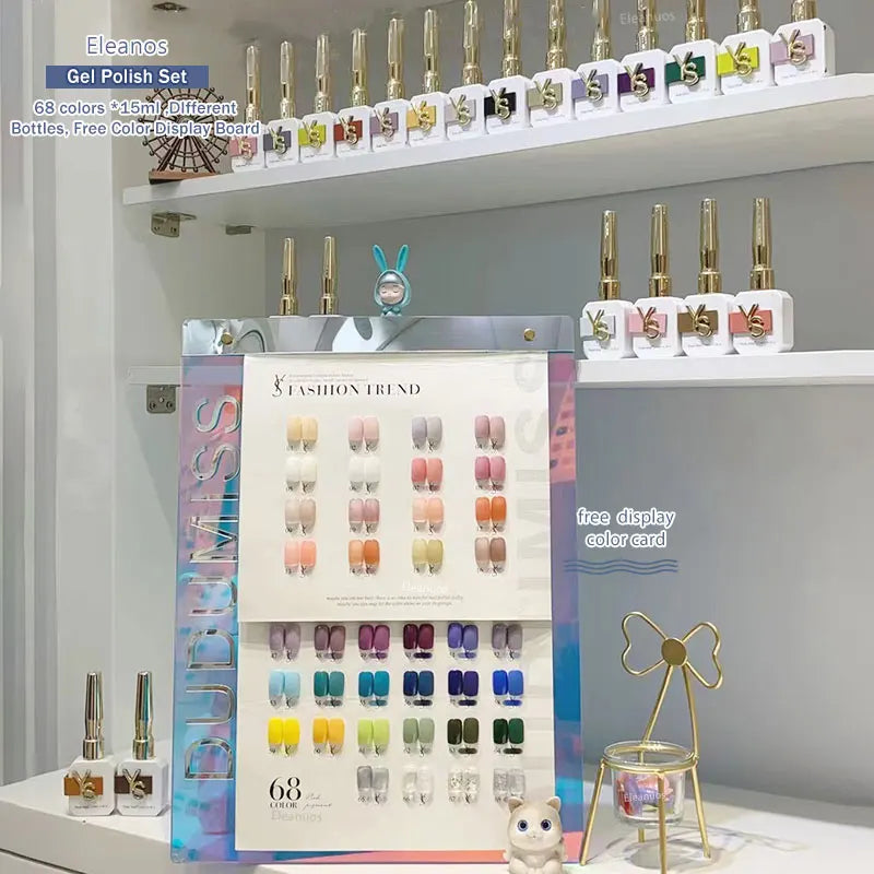 Eleanos 68 Colors Gel Polish Set