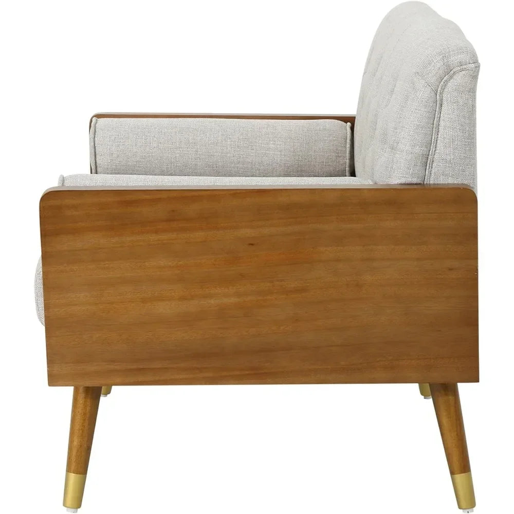 Dark Walnut Lounge Chair