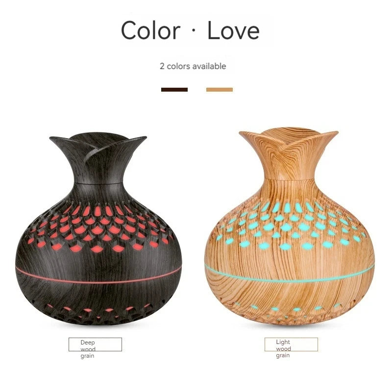 Wood Grain Humidifier Diffuser