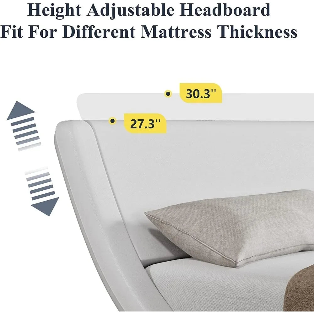 Ergonomic and Adjustable Headboard Bed Frame