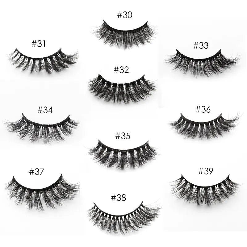 YSDO 10/20 Pairs fluffy mink eyelashes