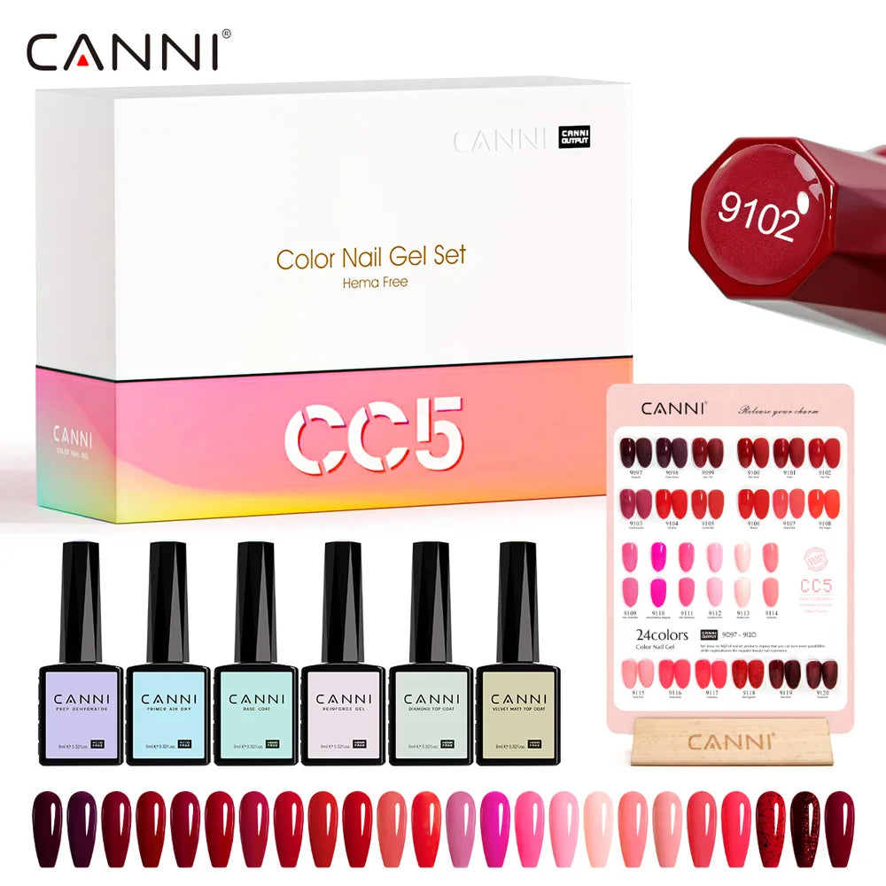 CANNI HEMA FREE Nail Gel Polish Set
