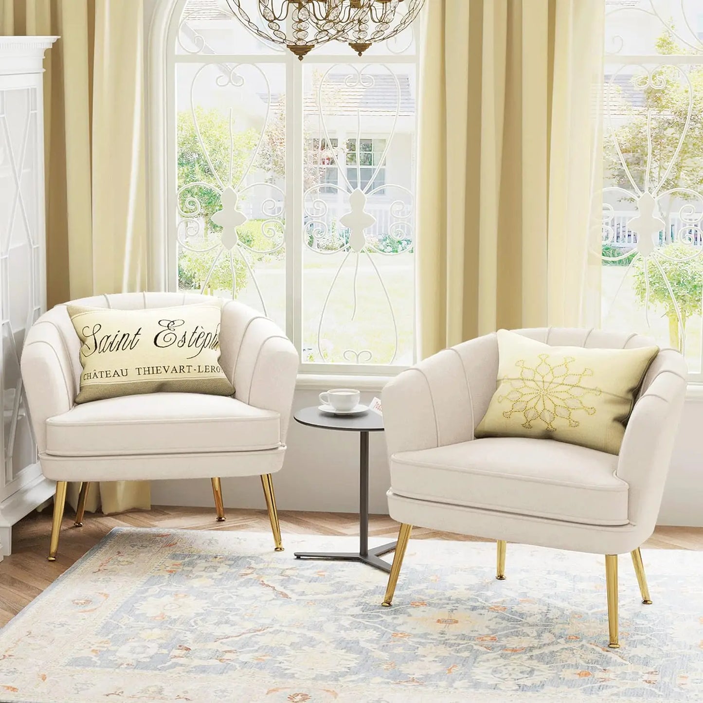 Upholstered Modern Single Sofa Side Chair