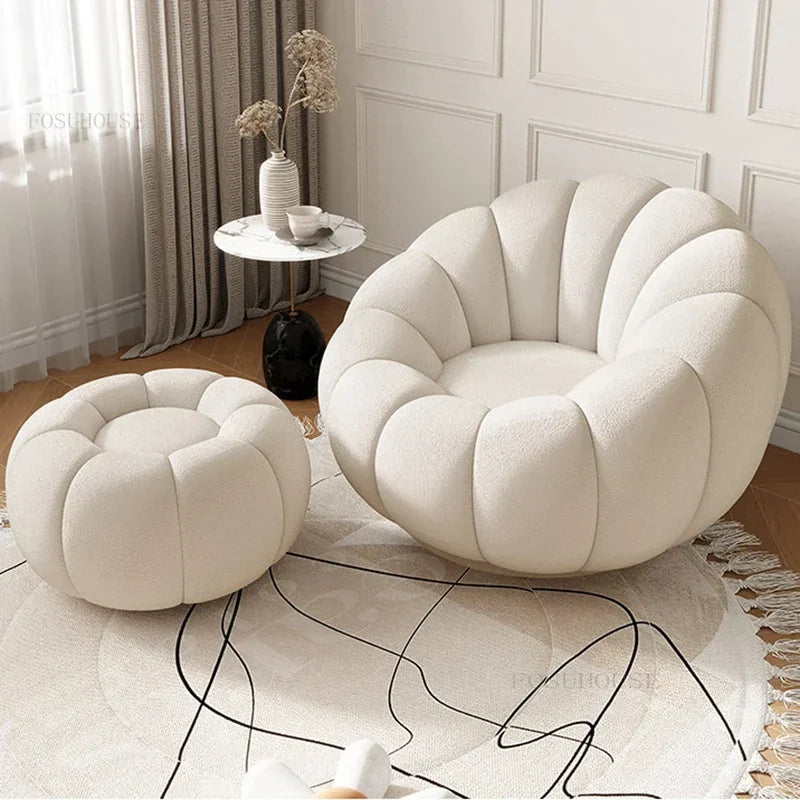 Nordic Fabric Living Room Chairs