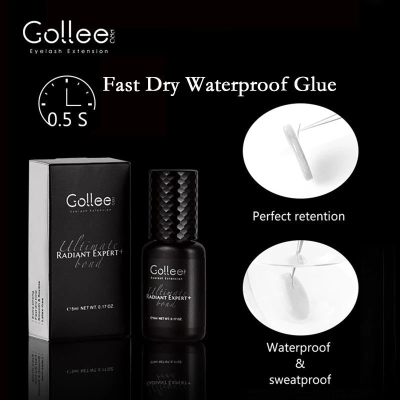 Gollee Eyelash Fast drying lashes glue