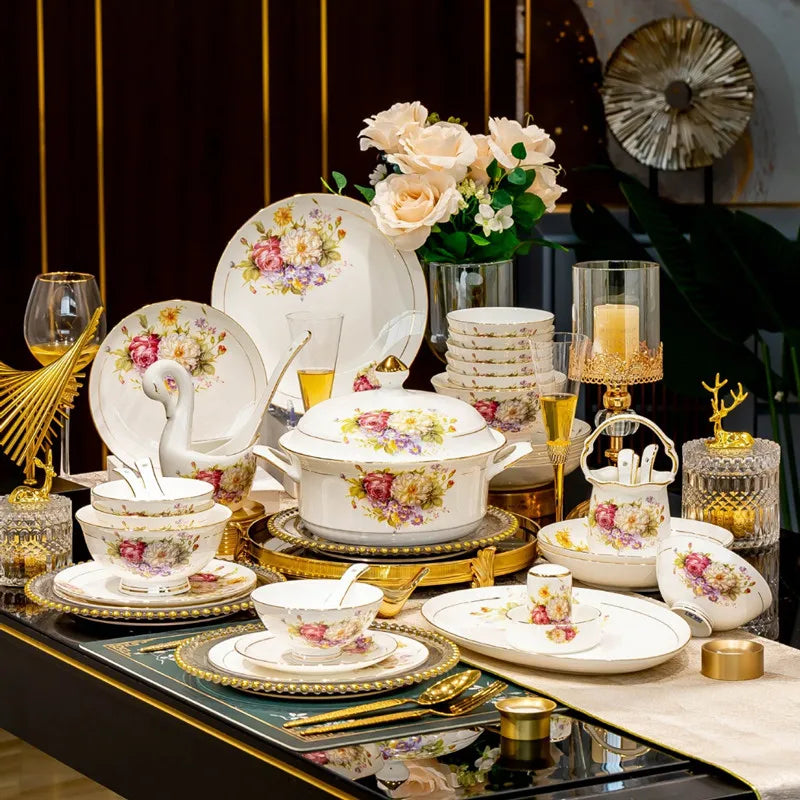 European Style Luxury Dinnerware Sets