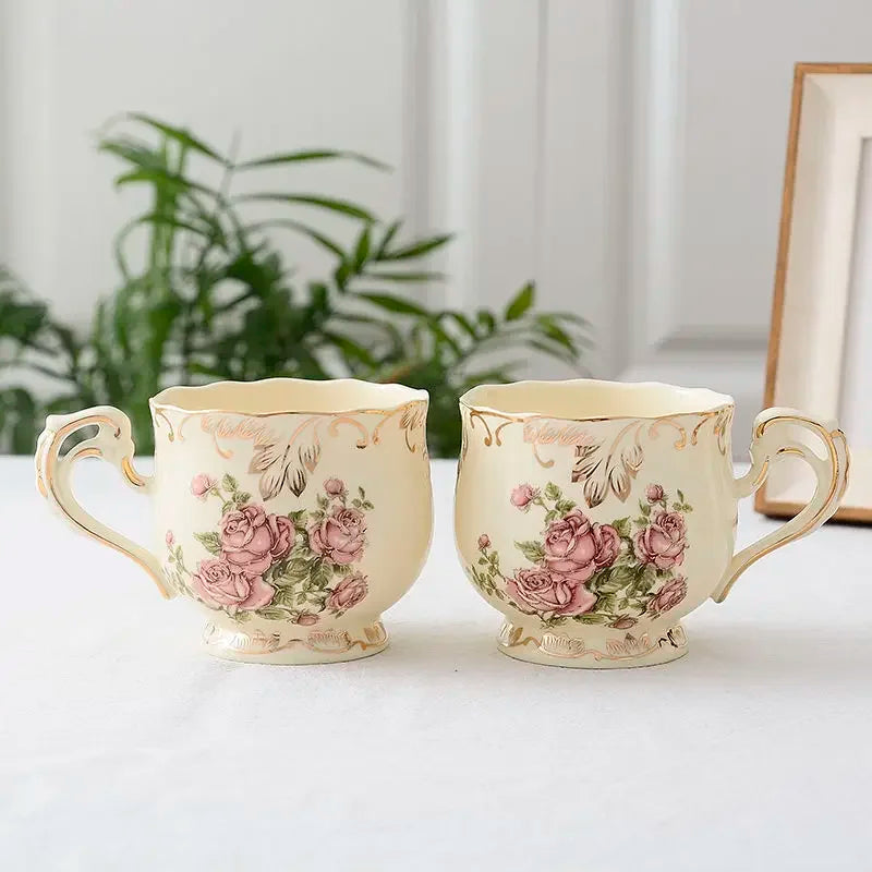 Vintage Coffee Cup Saucer Set