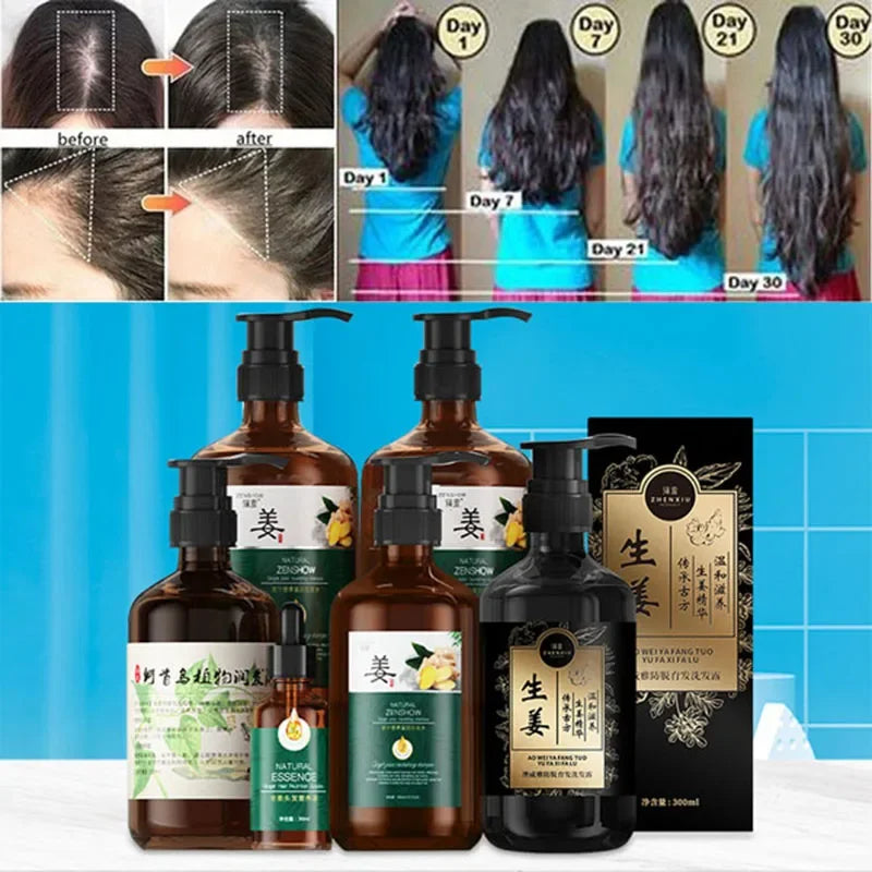 Hair Care Ginger Shampoo Product
