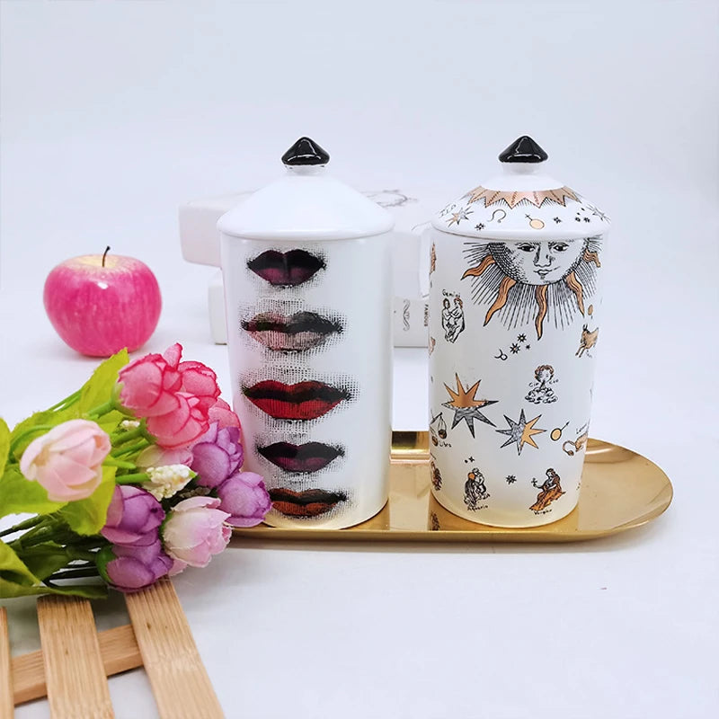 Sun Ceramic Decorative Jar Ornament