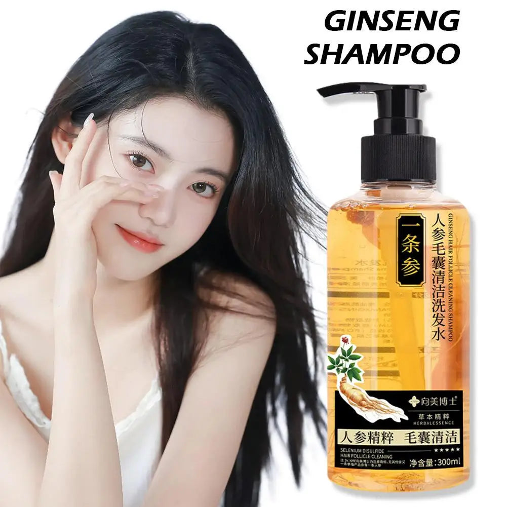 Ginger Shampoo for Anti Hair Loss Fast Growth Hair