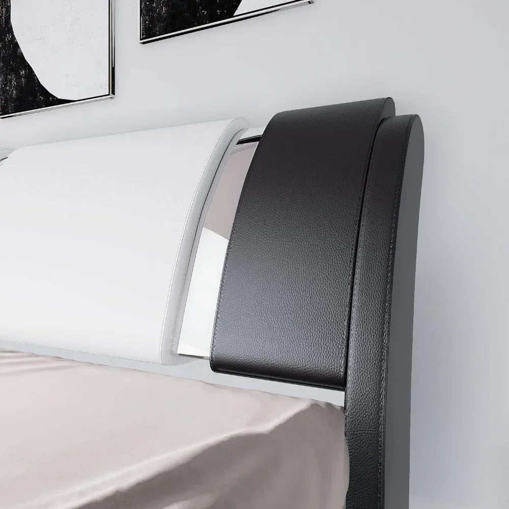 Bed Frame With Iron Plate Trim