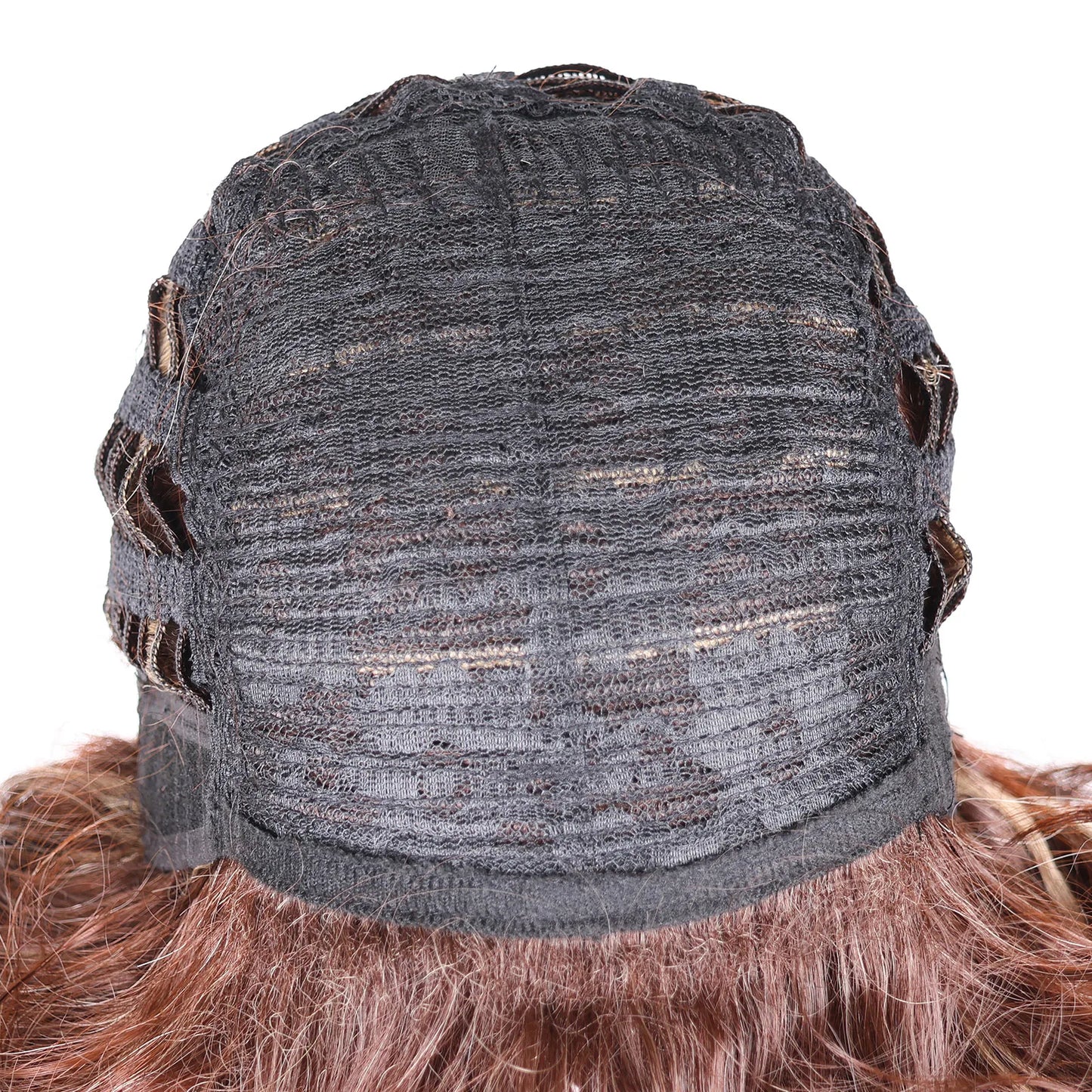 BCHR Long Brown Curly Wig