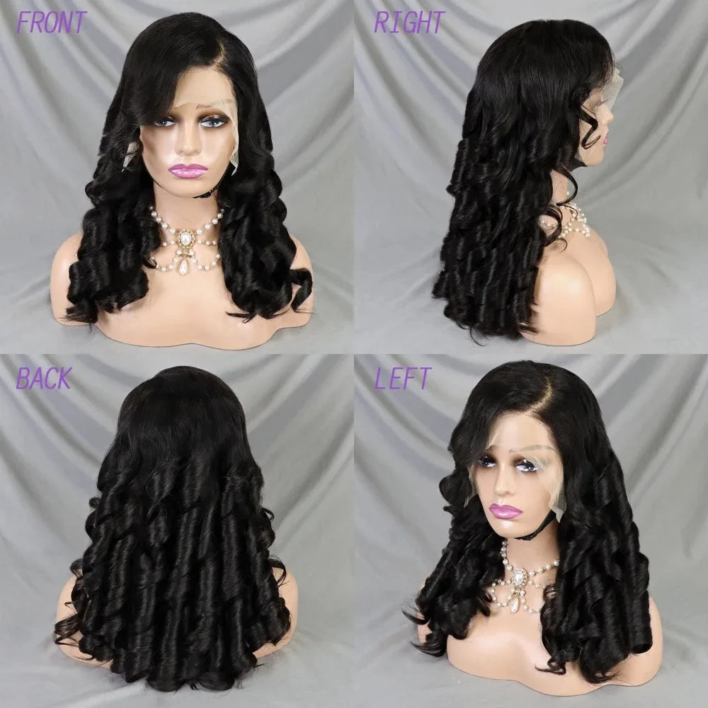 Egg Roll Wave Lace Wig