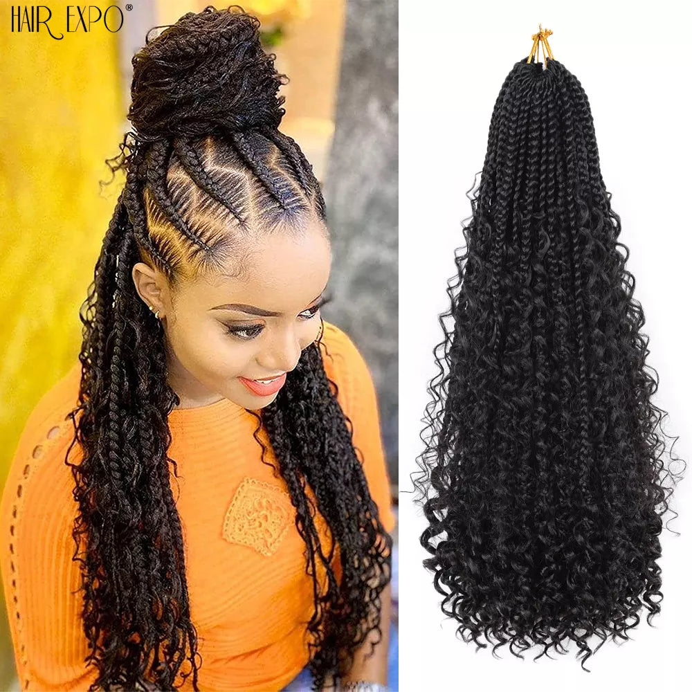 Goddess Braids Crochet Synthetic Braiding Hair Extensions