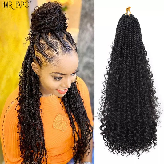 Goddess Braids Crochet Synthetic Braiding Hair Extensions