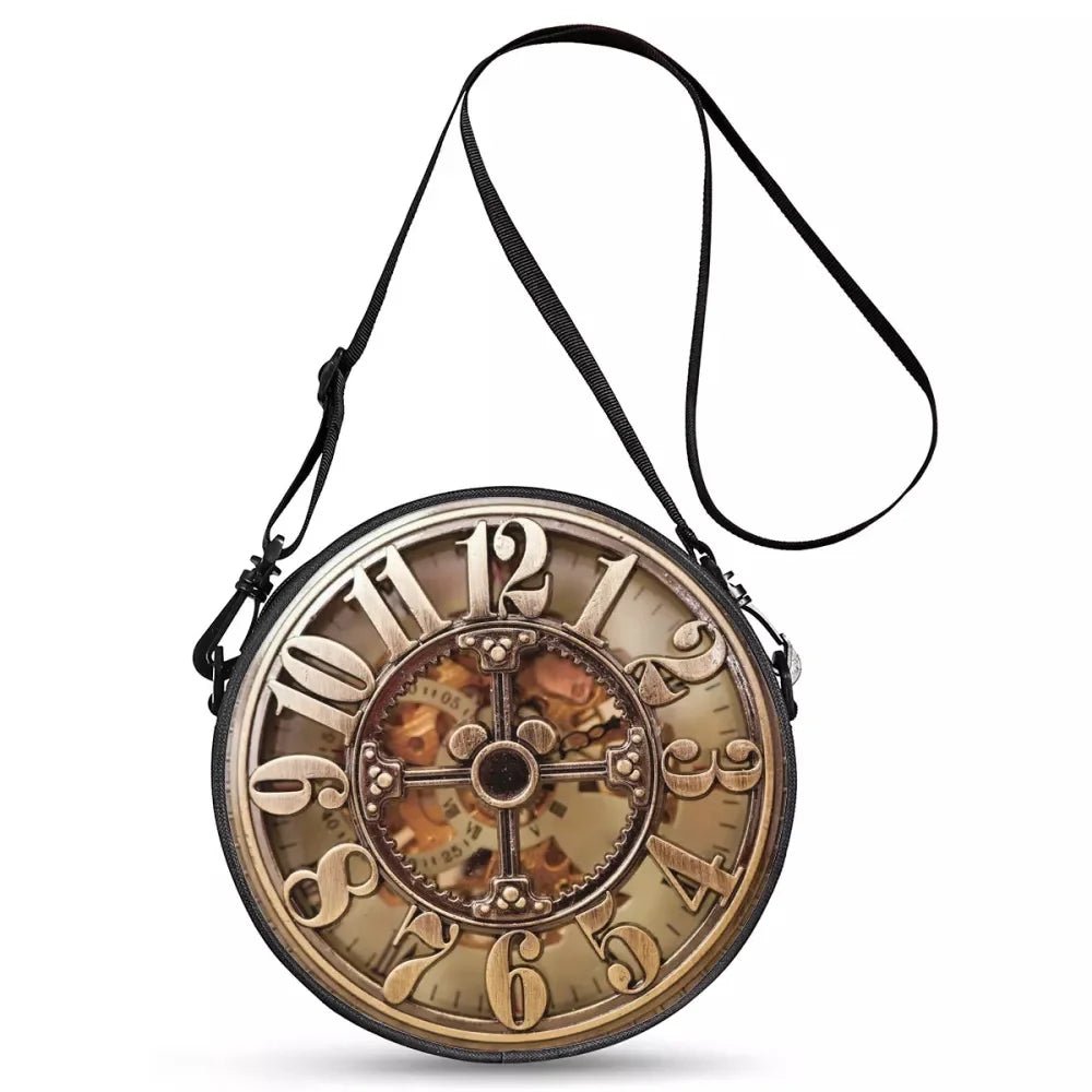 ELVISWORDS Fashion Circle Crossbody Bag