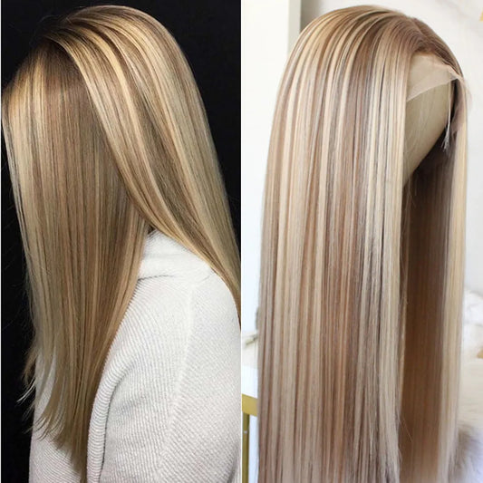 Highlight Brown Lace Front Wig