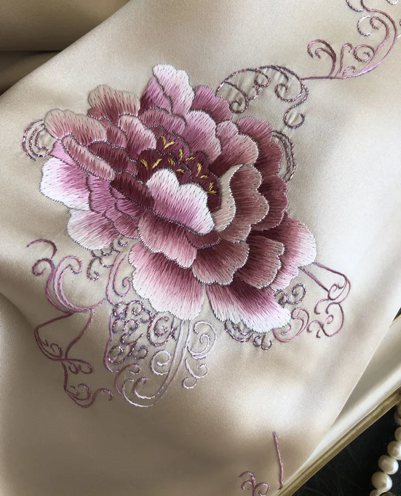 Peony 100% Silk Scarf