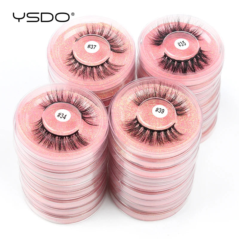 YSDO 10/20 Pairs fluffy mink eyelashes