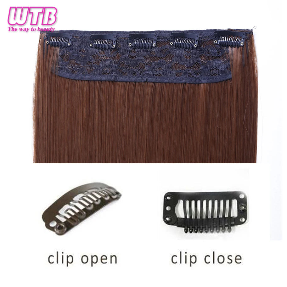 WTB Synthetic Clip In Hair Extension