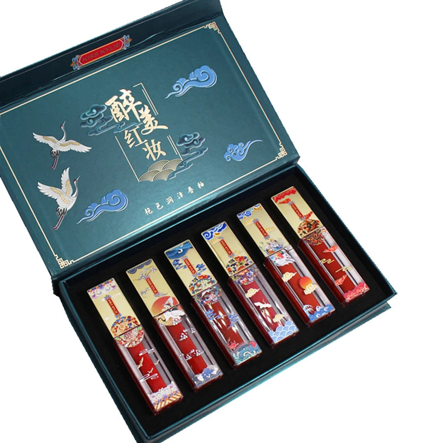 Women Matte Velvet Moisturizer Makeup Lipgloss Set