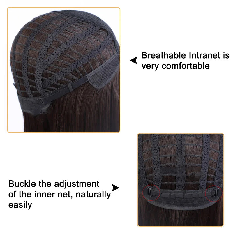 DIFEI short wigs with air bangs