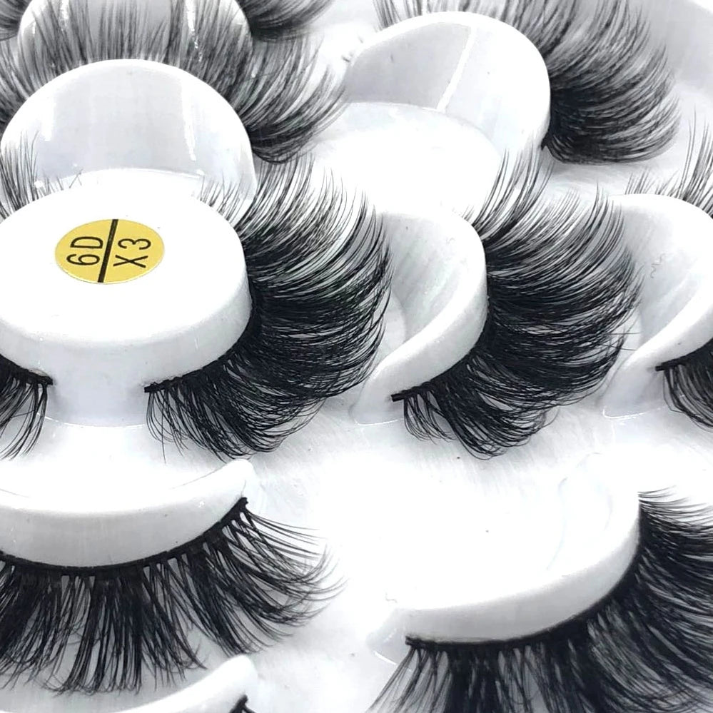 HBZGTLAD New 7 pairs natural false eyelashes