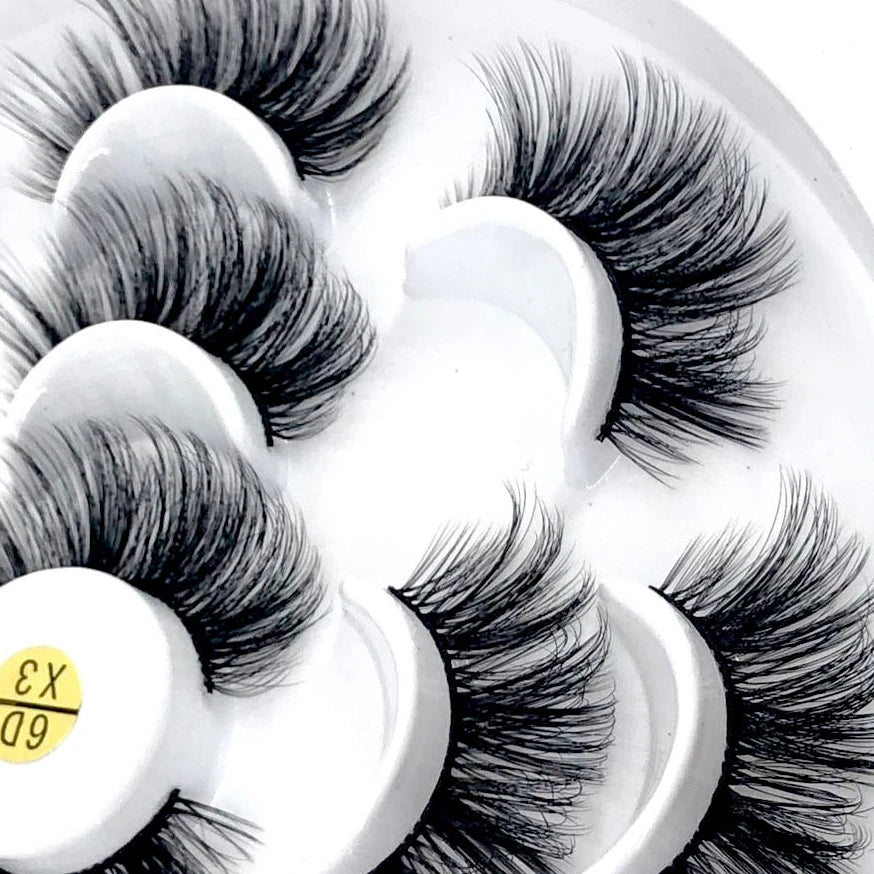 HBZGTLAD New 7 pairs natural false eyelashes