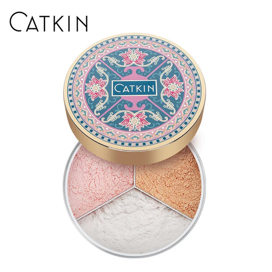 CATKIN Eternal Love 5.2g*3 Trio-Color Lotus Loose Powder