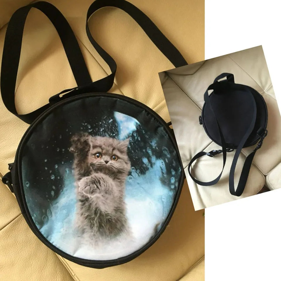 ELVISWORDS Fashion Circle Crossbody Bag