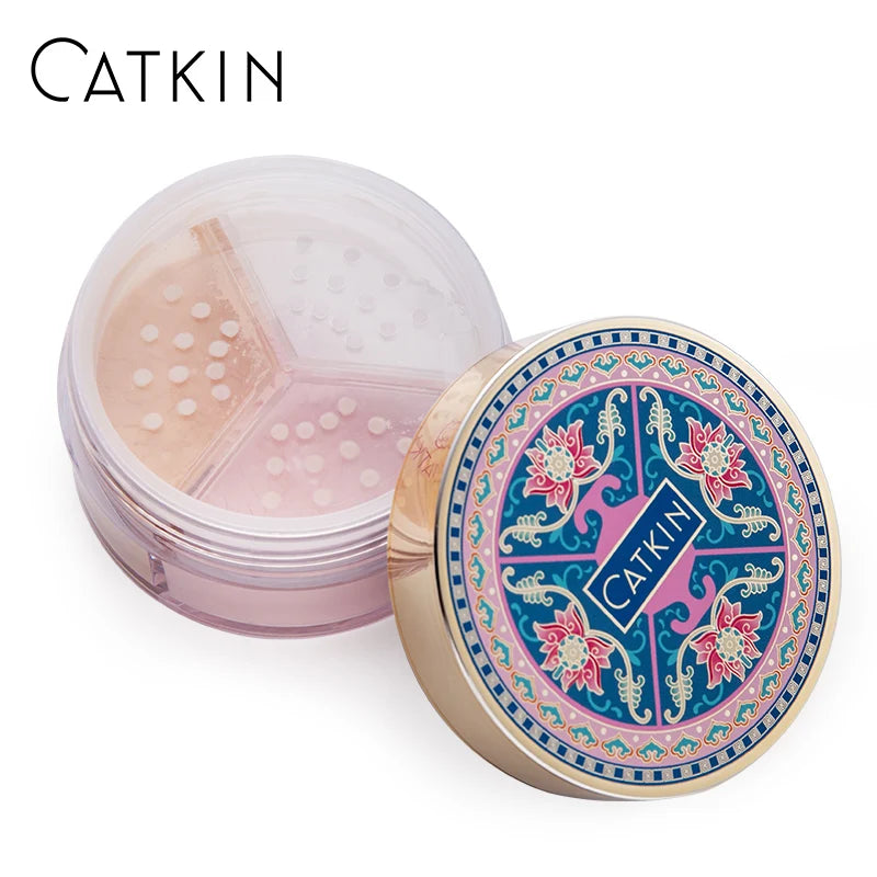 CATKIN Eternal Love 5.2g*3 Trio-Color Lotus Loose Powder
