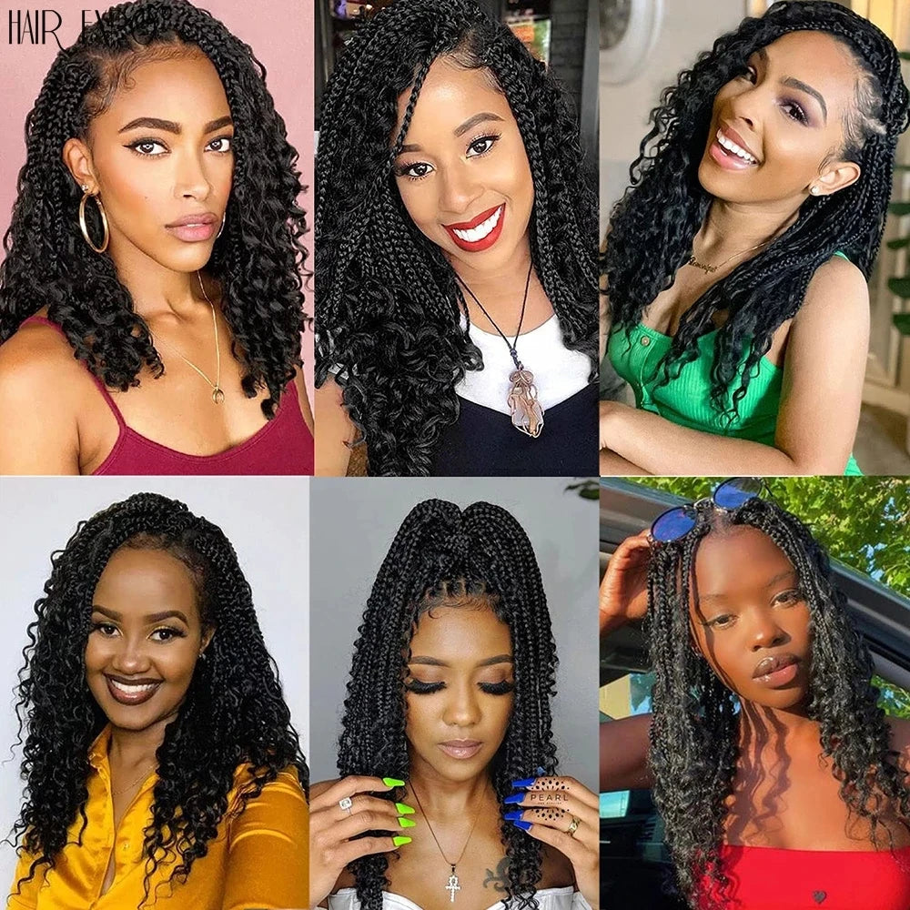 Goddess Braids Crochet Synthetic Braiding Hair Extensions