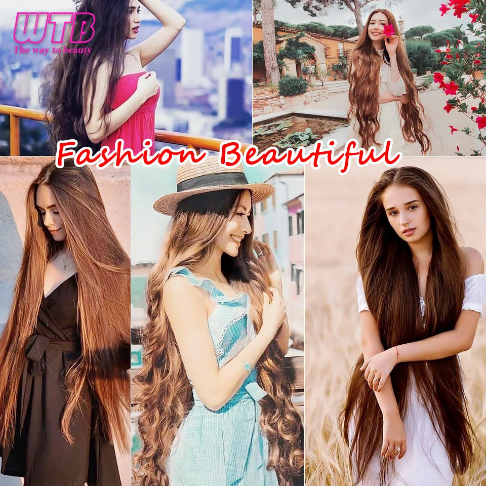 WTB Synthetic Clip In Hair Extension