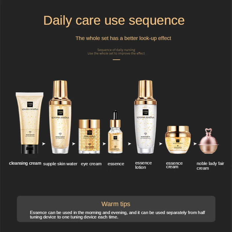 Women 24K Gold Skin Care Set