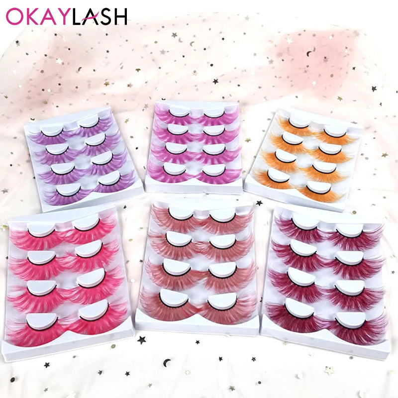 OKAYLASH Long Colorful Eyelashes