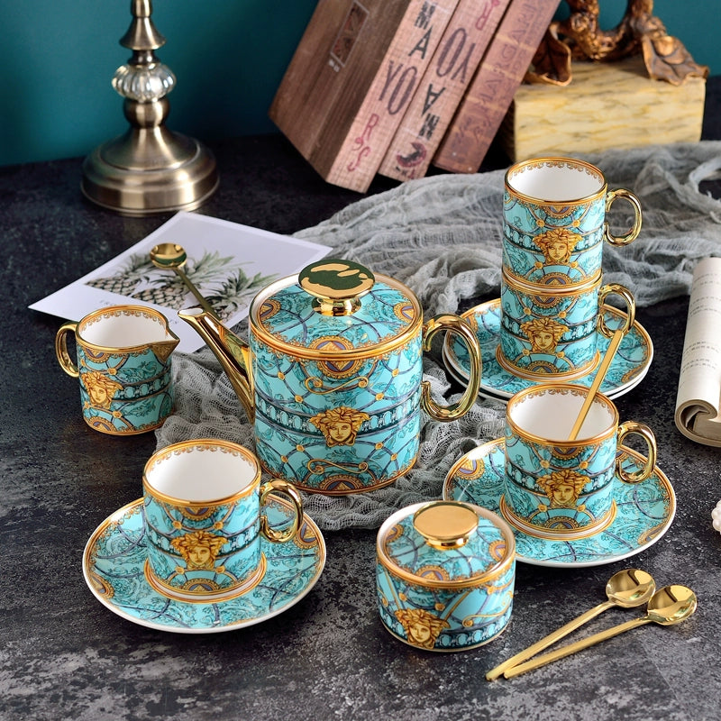Medusa European-Style Coffee Tea Set