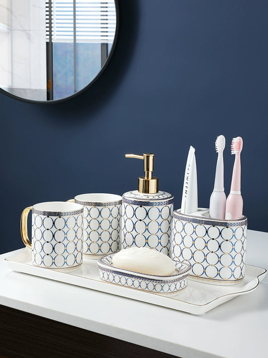 Accessible Luxury Ceramic Five-Piece Set