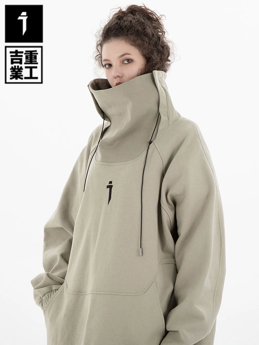 Jiye Autumn New Hip-Hop Sweater Coat
